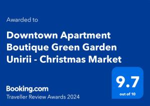 Free parking Christmas Market Downtown Apartment Boutique Green Garden Unirii