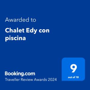 Chalet Edy con piscina