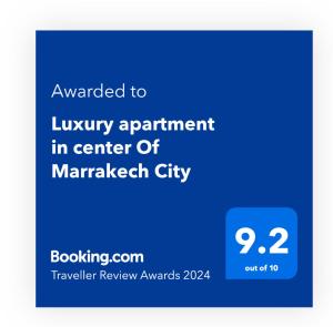 Luxury apartment in center Of Marrakech City
