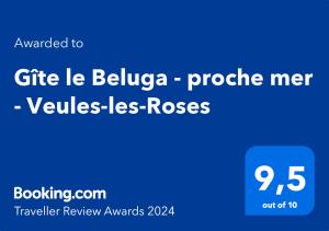 Gîte le Beluga - proche mer - Veules-les-Roses