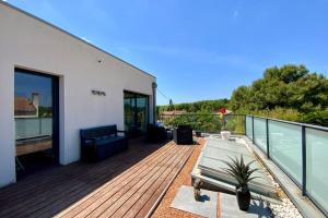 Maisons de vacances GROOMI La Vedasienne - Villa with Spa! : photos des chambres