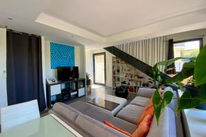 Maisons de vacances GROOMI La Vedasienne - Villa with Spa! : photos des chambres