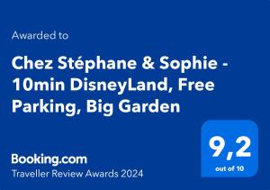 Appartements Chez Stephane & Sophie - 10min DisneyLand, Free Parking, Big Garden : Appartement 1 Chambre