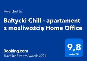 Bałtycki Chill - apartament z możliwością Home Office
