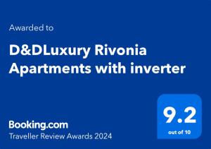 D&DLuxury Rivonia Apartments with inverter