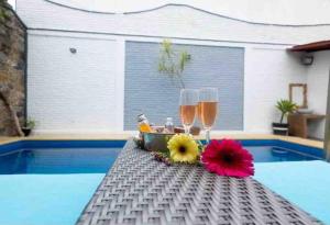 Linda casa céntrica calberca y jacuzzi