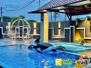 Villa 20Pax4B3B PrivatePool /Karaok/Pooltable/BBQ - Kampong Tanjong Minyak
