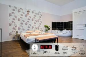 NG Prestige - Nain - Suite Spa Privatif - Jacuzzi - Netflix - Projecteur