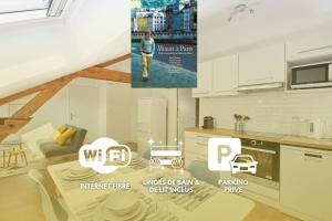 Appartements Minuit a Paris - Wifi fibre/Linge/Parking : Appartement 1 Chambre