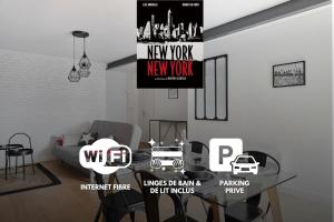 New-York New-York : fibre Wifi/Linge/Parking