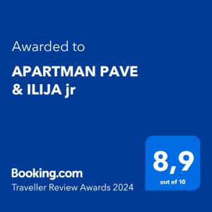 APARTMAN PAVE & ILIJA jr