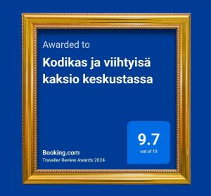 Kodikas ja viihtyisä kaksio keskustassa