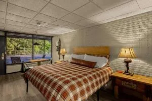 Stonegate Lodge King Bed, WIFI, 50in Roku TV, Salt Water Pool Room #107 - Eureka Springs