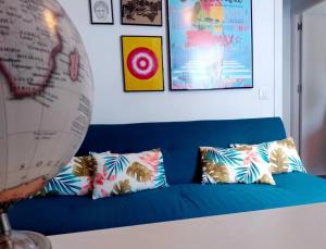 Luminoso apartamento en el centro, con mucho arte