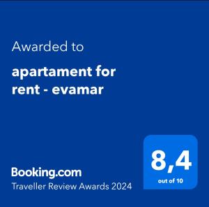 apartament for rent - evamar