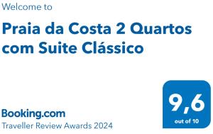 Praia da Costa 2 Quartos com Suite Clássico