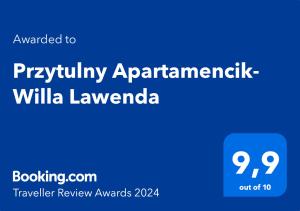 Przytulny Apartamencik- Willa Lawenda