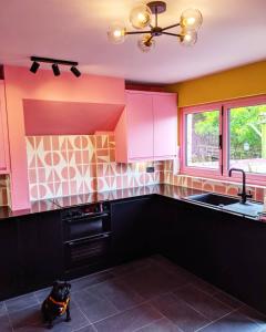 pet + kid friendly free parking v pink house!