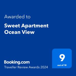 Sweet Apartment Ocean View