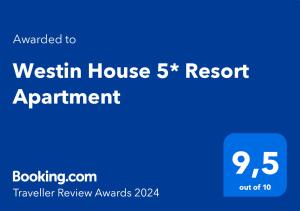 Westin House 5* Resort Apartment