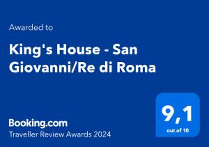 Kings House - San GiovanniRe di Roma
