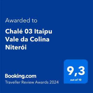 Chalé 03 Itaipu Vale da Colina Niterói