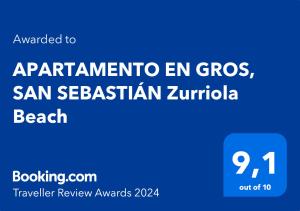 APARTAMENTO EN GROS, SAN SEBASTIÁN Zurriola Beach