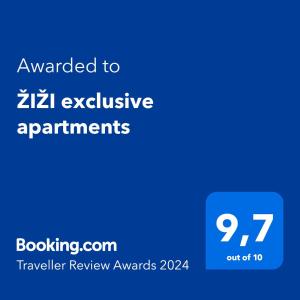 ŽIŽI exclusive apartments