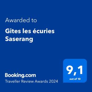 Gites les écuries Saserang