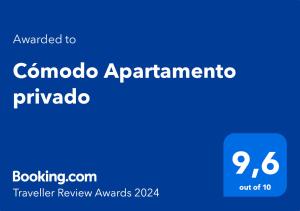 Cómodo Apartamento privado
