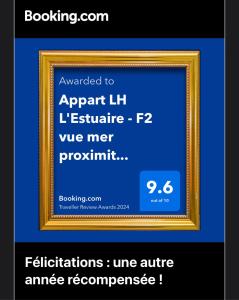 Appartements Appart LH L'Estuaire - F2 vue mer proximite plage : photos des chambres