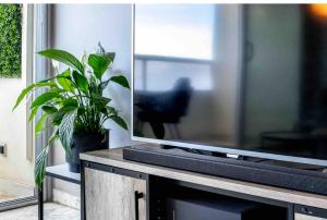 Flat design with SEA view promenade des anglais