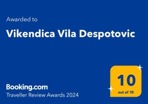 Vikendica Vila Despotovic
