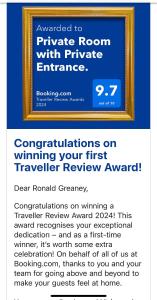 Private Room with Private Entrance.