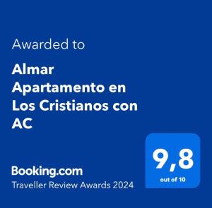 Almar Apartamento con AC, Los Cristianos