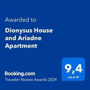 Dionysus House and Ariadne Apartment