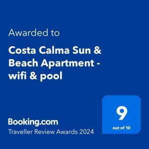 Costa Calma Sun & Beach Apartment - wifi & pool