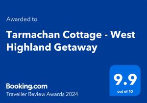 Tarmachan Cottage - West Highland Getaway