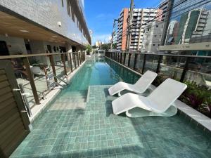 Apartamento aconchegante para quem busca lazer.