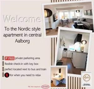 Nordic style apartment in central Aalborg - Vadum