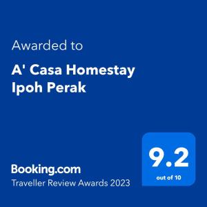A Casa Homestay Ipoh Perak