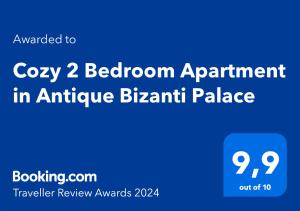 Cozy 2 Bedroom Apartment in Antique Bizanti Palace