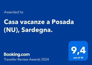 Casa vacanze Wally a Posada, Sardegna img34