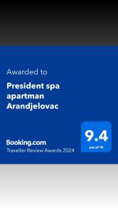 President app Arandjelovac