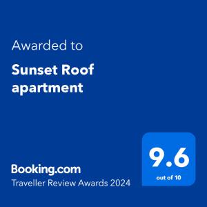 Sunset Roof apartment