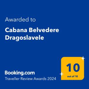 Cabana Belvedere Dragoslavele