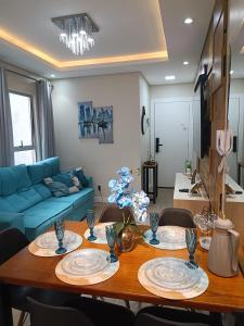 Aconchego azul do mar