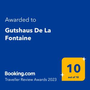 Gutshaus De La Fontaine