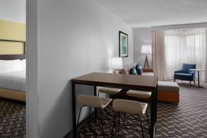 One-Bedroom Queen Suite with Sofa Bed room in Residence Inn White Plains Westchester County