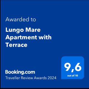 Lungo Mare Apartment with Terrace